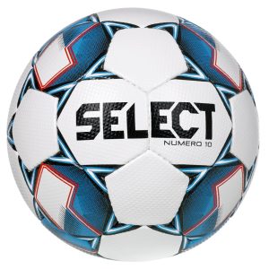 White blue football numero 10